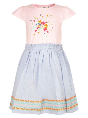Foto van product happy girls Jurk turquoise / hemelsblauw / oranje / rosa