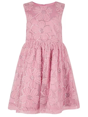 Foto van product happy girls Jurk zilvergrijs / pink
