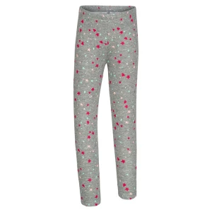 Foto van product happy girls Leggings lichtblauw / grijs gemêleerd / pink / poederroze