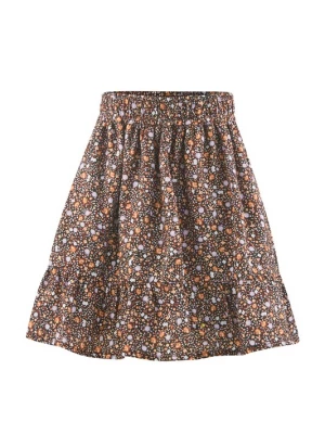 Foto van product happy girls Rok duifblauw / cognac / zwart / wit