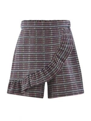 Foto van product happy girls Rok navy / roestbruin / geel / offwhite