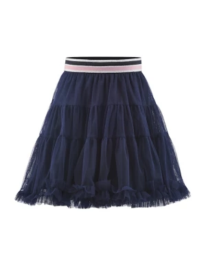Foto van product happy girls Rok navy / rosa / zilver