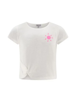 Foto van product happy girls Shirt ecru / mandarijn / lichtroze