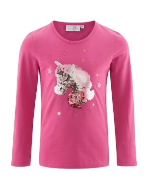 Foto van product happy girls Shirt groen / rosa / magenta / zilver