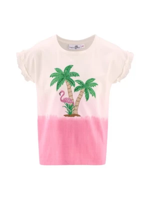 Foto van product happy girls Shirt groen / rosa / pastelroze
