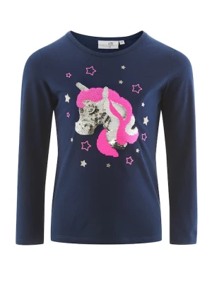 Foto van product happy girls Shirt navy / bruin / goud / pink
