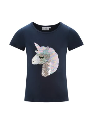 Foto van product happy girls Shirt navy / lichtblauw / rosa / zilver