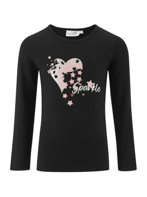 Foto van product happy girls Shirt 'Sparkle' pink / rosa / zwart / zilver