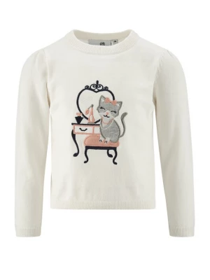 Foto van product happy girls Trui ecru / grijs / pink / zwart