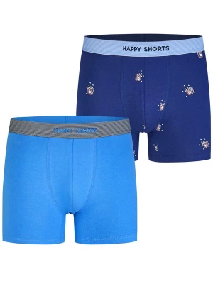 Foto van product Happy Shorts Boxershorts ' Jersey ' blauw / donkerblauw