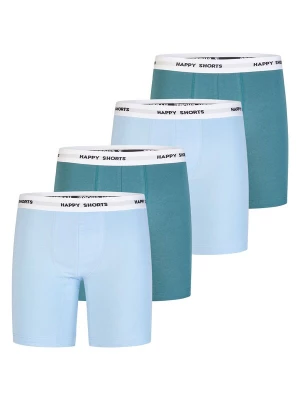 Foto van product Happy Shorts Boxershorts ' Jersey Long ' turquoise / lichtblauw