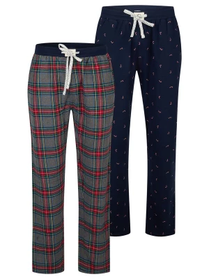 Foto van product Happy Shorts Pyjamabroek 'Christmas' navy / grijs / rood