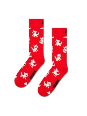 Foto van product Happy Socks Sokken 'Kittten Sock' rood
