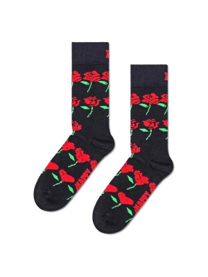 Foto van product Happy Socks Sokken 'Rose Hearts Sock Black' gemengde kleuren