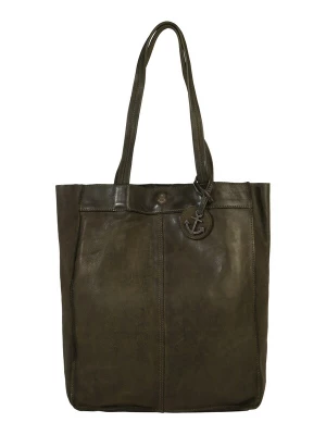 Foto van product Harbour 2nd Shopper 'Anchor Love Elbe 1' olijfgroen