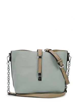 Foto van product HARPA Schoudertas 'MISCHA' beige / lichtblauw