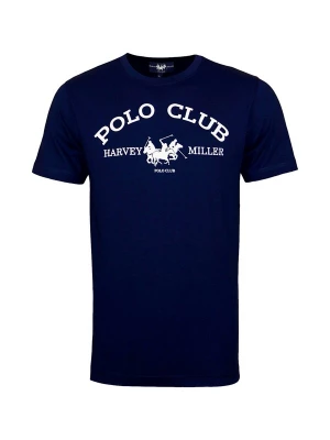 Foto van product HARVEY MILLER Shirt 'Polo Club' blauw / wit
