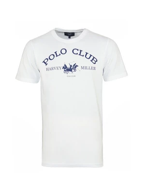 Foto van product HARVEY MILLER Shirt 'Polo Club' donkerblauw / wit