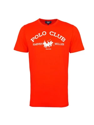 Foto van product HARVEY MILLER Shirt 'Polo Club' rood / wit