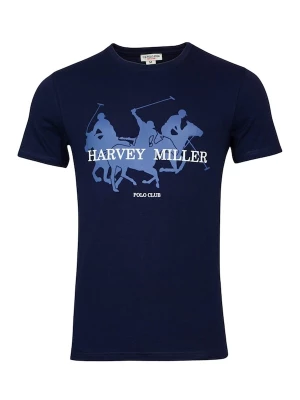 Foto van product HARVEY MILLER Shirt royal blue / koningsblauw / donkerblauw / wit
