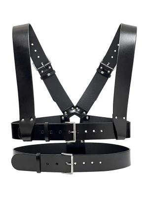 Foto van product Haute Cuir Riem 'Body Cage Harness' zwart