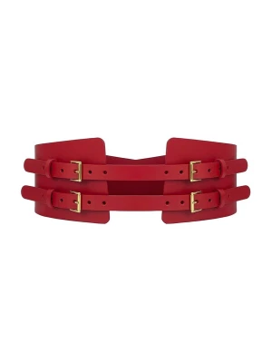 Foto van product Haute Cuir Riem 'Maia Corset' rood