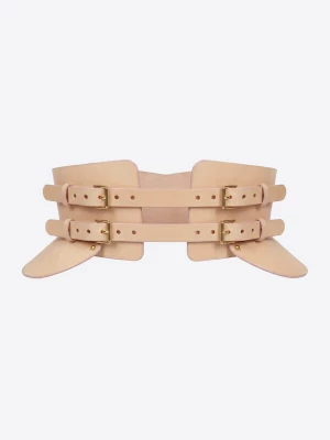 Foto van product Haute Cuir Riem 'Peplum Maia Corset Belt' nude