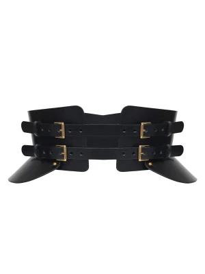 Foto van product Haute Cuir Riem 'Peplum Maia Corset Belt' zwart
