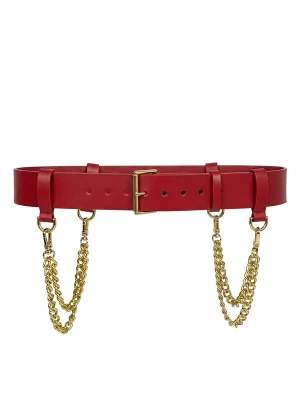 Foto van product Haute Cuir Riem rood