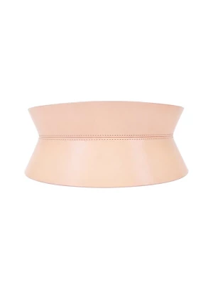 Foto van product Haute Cuir Riem 'Rounded Hourglass Corset Belt' crème