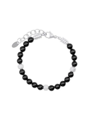Foto van product Heideman Armband 'Gero' zwart / zilver