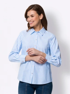 Foto van product heine Blouse hemelsblauw / wit