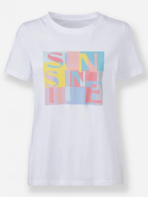 Foto van product heine Shirt lichtblauw / geel / rosa / wit