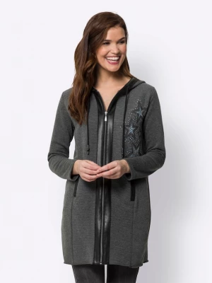 Foto van product heine Sweatvest grafiet / zwart