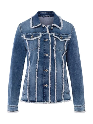 Foto van product heine Tussenjas blauw denim / wit