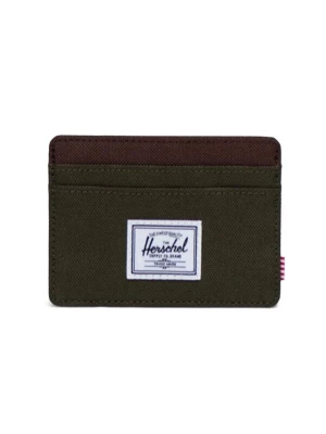Foto van product Herschel Portemonnee 'Charlie Cardholder Ivy Green / Chicory Coffee' groen