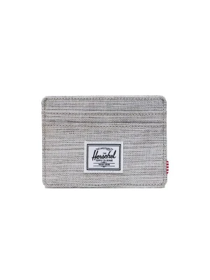 Foto van product Herschel Portemonnee 'Charlie Cardholder Light Grey Crosshatch' grijs