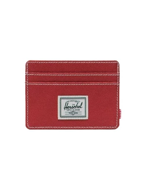 Foto van product Herschel Portemonnee 'Charlie Cardholder Ochre White Stitch' rood