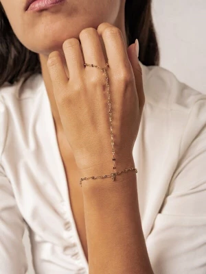 Foto van product Hey Happiness Armband 'Hand Grace' goud