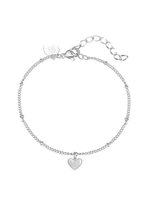 Foto van product Hey Happiness Armband 'Heartbeat' zilver
