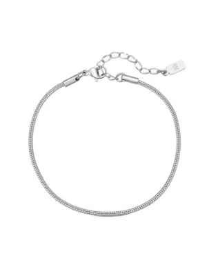 Foto van product Hey Happiness Armband 'Snake Wave' zilver