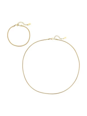 Foto van product Hey Happiness Sieraden set 'Edge Snake' goud