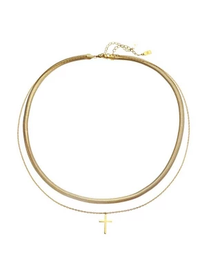 Foto van product Hey Happiness Sieraden set 'Iconic Cross' goud