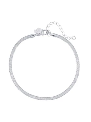 Foto van product Hey Happiness Voetsieraden 'Snake Flow' zilver