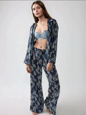 Foto van product Hiccup Pyjama marine / lichtgrijs