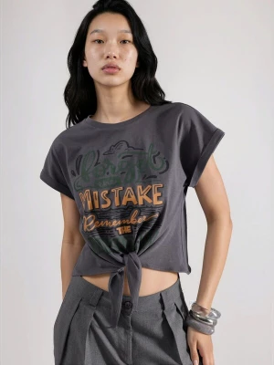 Foto van product Hiccup Shirt donkergrijs / groen / oranje / zwart
