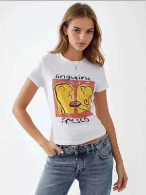 Foto van product Hiccup Shirt geel / rood / zwart / wit