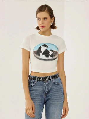 Foto van product Hiccup Shirt hemelsblauw / donkergroen / zwart / wit
