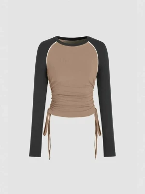 Foto van product Hiccup Shirt lichtbruin / zwart / wit