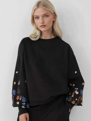Foto van product Hiccup Sweatshirt ecru / blauw / oranje / zwart